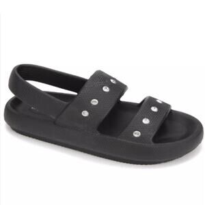 NEW Kenneth Cole New York Women's Damen Mello Eva Sling Jewel Sandals Black 7M